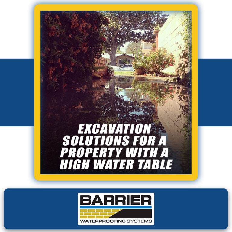 Excavation-Solutions-For-A-Property-With-A-High-Water-Table-Solutions