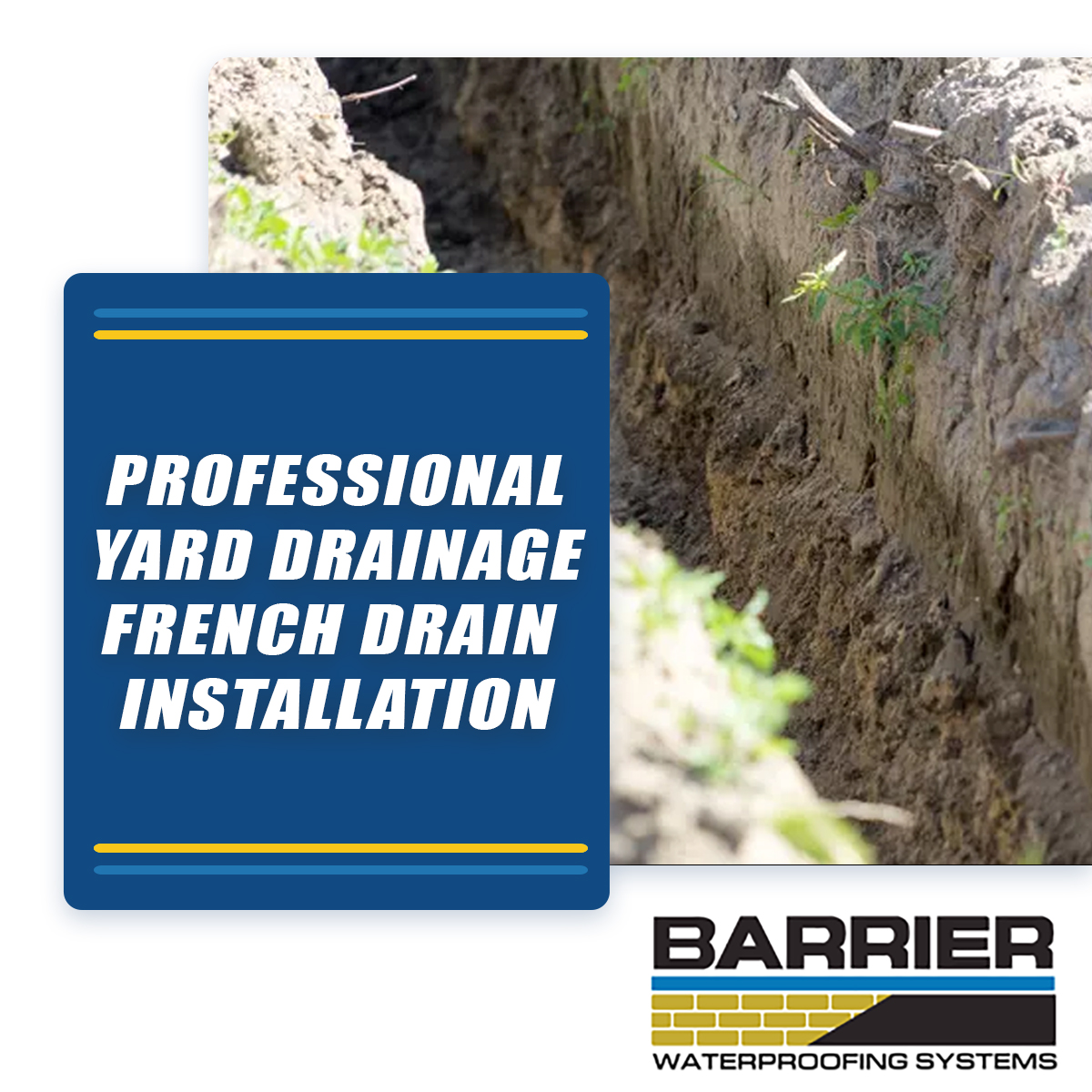 Professional-Yard-Drainage-French-Drain-Installation