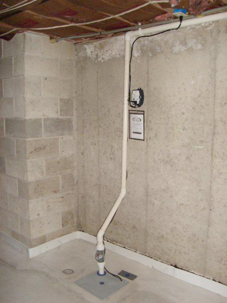 Interior Waterproofing Encapsulation Sump Pump